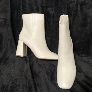 White booties